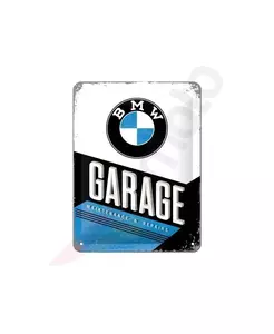 Plakat blaszany 15x20cm BMW Garage-1