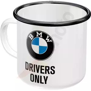 BMW tik vairuotojams skirtas emaliuotas puodelis - 43210