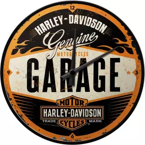 Orologio da parete per garage Harley Davidson - 51083