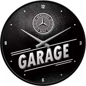 "Mercedes-Benz" garažo sieninis laikrodis-1