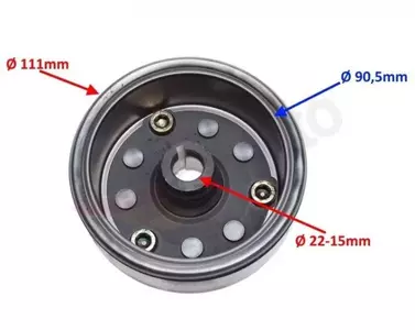 Magnetické koleso Shineray XY150-17 + spojka-7