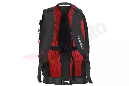 Modeka City Pack 15L sac à dos moto noir/rouge-4