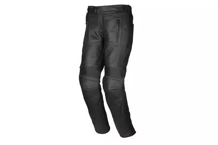 Modeka Hawking II pantalones de moto de cuero negro 58-1