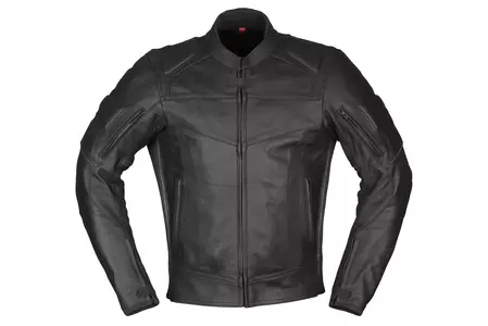 Modeka Hawking II chaqueta de moto de cuero negro L110-1