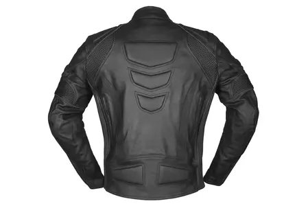 Modeka Hawking II kožená bunda na motorku čierna 64-2