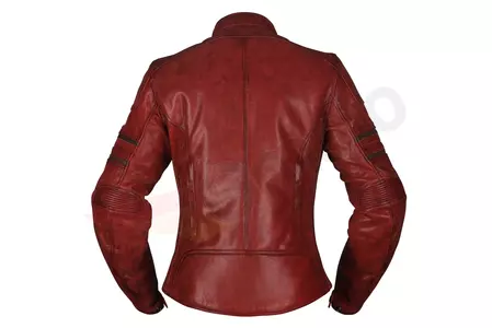 Modeka Iona Lady motorcykeljacka i rött läder 46-2