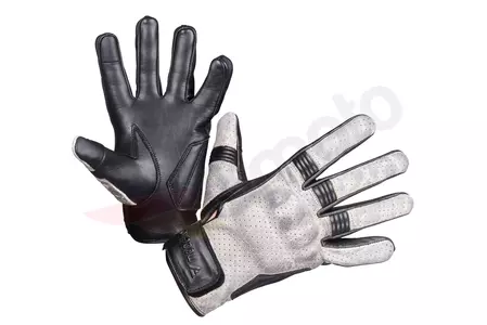 Modeka Hot Two motoristične rokavice pepelnato črne barve 13-1
