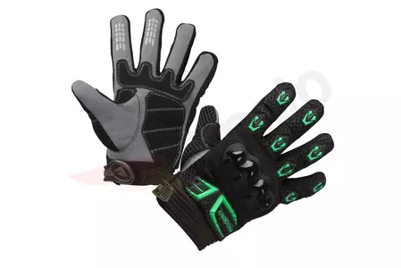 Dječje motorističke rukavice Modeka MX-TOP Kids crno-zelene S - 074171ZS