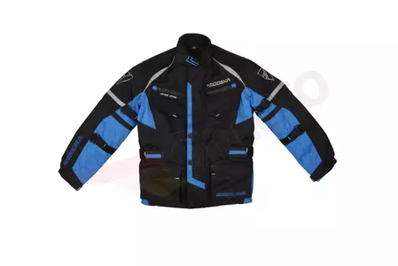 Modeka Tourex II Kinder-Motorradjacke schwarz-blau 128-1