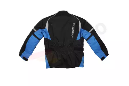 Modeka Tourex II Kinder-Motorradjacke schwarz-blau 128-2