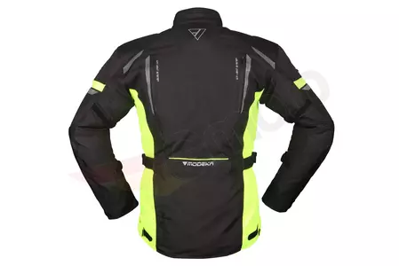 Modeka Striker II giacca da moto in tessuto nero-neon 10XL-2