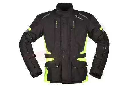 Modeka Striker II textilní bunda na motorku černá-neon 8XL-1