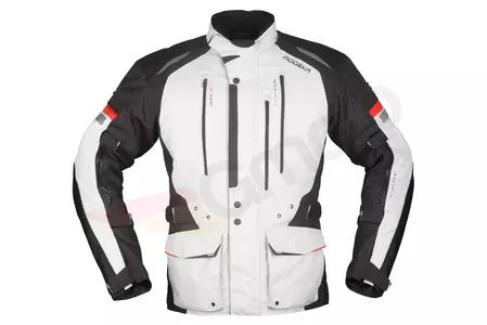 Modeka Striker II giacca da moto in tessuto nero cenere 5XL-1