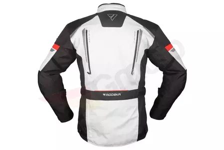 Modeka Striker II giacca da moto in tessuto nero cenere 5XL-2