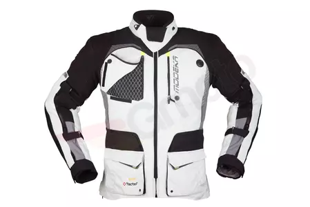 Modeka Tacoma III chaqueta de moto textil ceniza 3XL-1