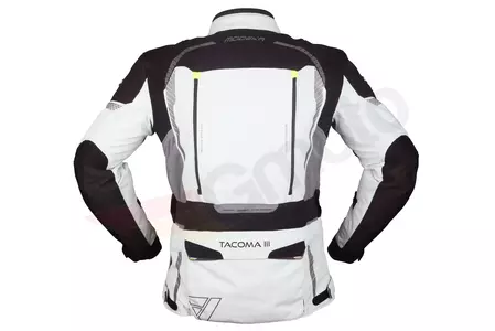 Modeka Tacoma III chaqueta de moto textil ceniza 4XL-2