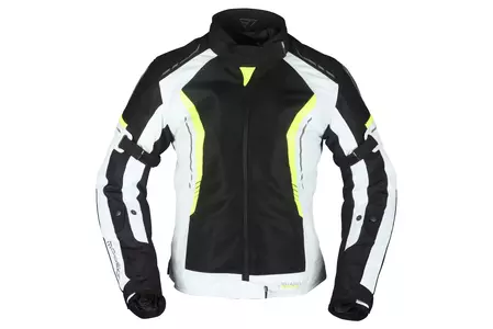 Modeka Khao Air Lady tekstilna motoristička jakna, crna, jasen i neon 42-1