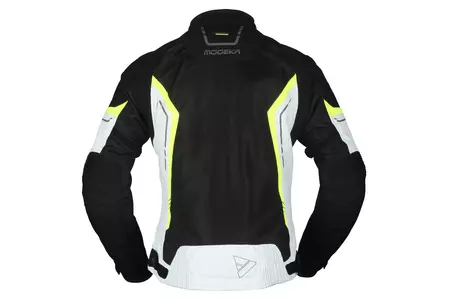 Modeka Khao Air Lady tekstilna motoristička jakna, crna, jasen i neon 42-2