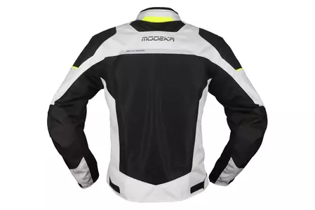Modeka Mikka Air tekstilna motoristička jakna, crno-siva 4XL-2