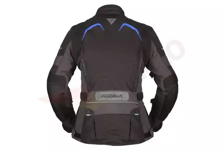 Modeka Elaya Lady giacca da moto in tessuto nero-grigio 34-2