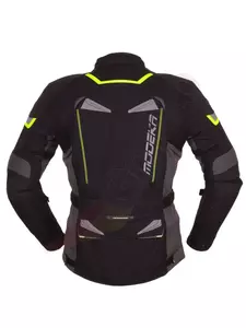 Modeka Panamericana giacca da moto in tessuto nero-neon LXL-2