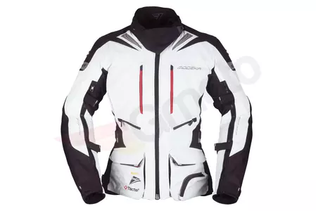 Casaco têxtil para motociclistas Modeka Panamericana Lady para mulher, preto e cinzento 36-1
