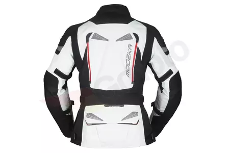 Casaco têxtil para motociclistas Modeka Panamericana Lady para mulher, preto e cinzento 36-2