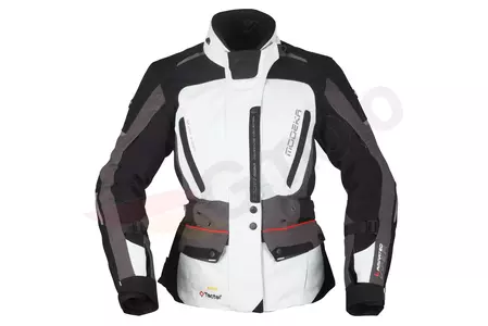 Modeka Viper LT Lady giacca da moto in tessuto da donna grigio cenere 34-1