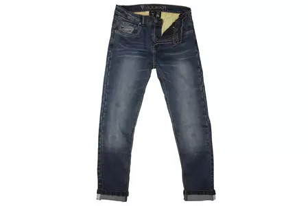 Spodnie motocyklowe jeansy Modeka Glenn Slim niebieskie L28-1