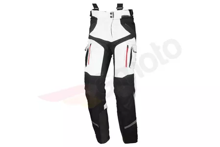 Modeka Panamericana Calças de motociclismo em tecido para senhora preto e cinzento 42-1