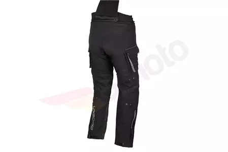 Calças de motociclismo Modeka Viper LT em tecido preto KXXL-2