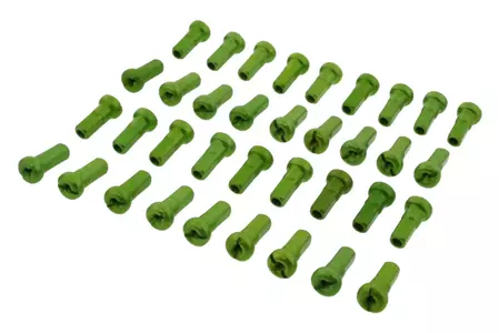Bicos da extremidade traseira em alumínio verde JMP (36 unid.)