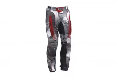 Pantalón de moto STR GI-Pants rojo/gris [M]-1