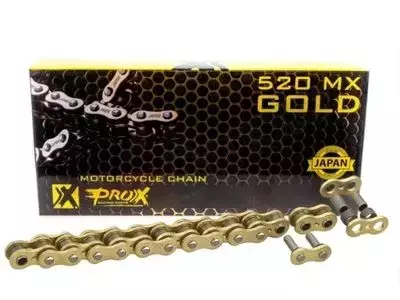 ProX ringloze aandrijfketting Gold 520 120L - 07.RC520120CG