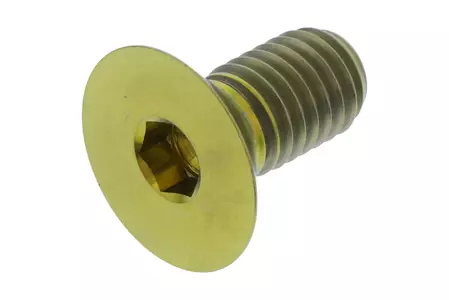 Parafuso de cabeça Allen Pro Bolt M8x1,25mm comprimento 16mm titânio dourado - TICS816G