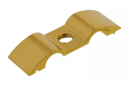 Uchwyt przewodu hamulcowego Pro Bolt 7mm podwójny aluminiowy złoty - LHOSESEP11G