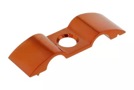 PRO-BOLT 7 mm dubbel aluminiumhållare för bromsrör orange