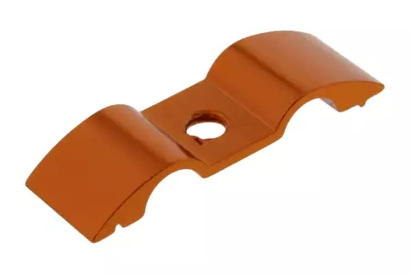 PRO-BOLT 7mm dvojitý hliníkový držák brzdové trubky oranžový