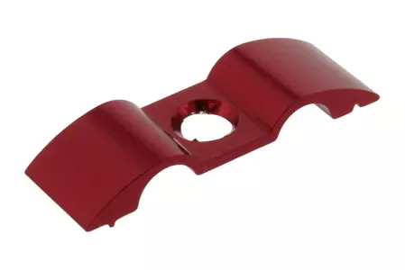PRO-BOLT 7mm dvojitý hliníkový držák brzdové trubky červený - LHOSESEP10R