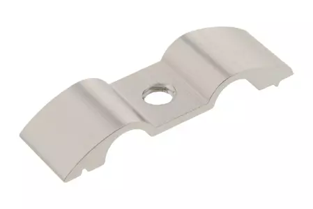 Halter Bremsschlauch Einzeln 7 mm 2-fach Alu silber-1