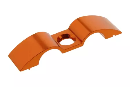PRO-BOLT 9 mm dubbel aluminiumhållare för bromsrör orange