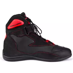 Rebelhorn Spark botas de moto negro y rojo fluo 36-3