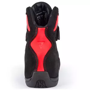 Rebelhorn Spark botas de moto negro y rojo fluo 36-4