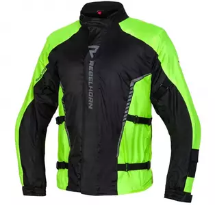 Jachetă de ploaie Rebelhorn Patrol galben-negru fluo 4XL-1