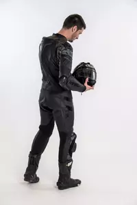 Rebelhorn Rebel jachetă de motocicletă din piele Rebel negru 50-6