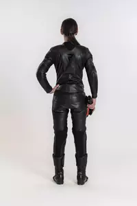 Jachetă de piele de motocicletă pentru femei Rebelhorn Rebel Lady negru D32-4
