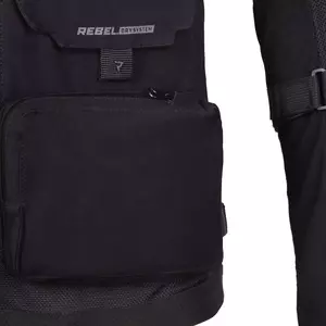 Rebelhorn Brutale tekstilna motoristična jakna črna 4XL-3