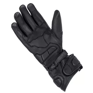 Mănuși de motocicletă din piele pentru femei Rebelhorn Hike II Lady negru DS-3
