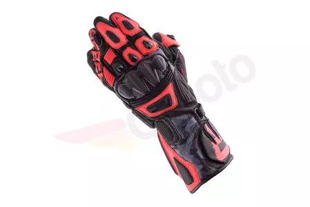 Rebelhorn Rebel δερμάτινα γάντια μοτοσικλέτας μαύρο και κόκκινο παραλλαγή 3XL-2