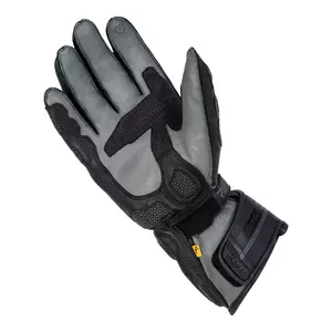 Rebelhorn ST Dolge usnjene motoristične rokavice črno-sive 5XL-3